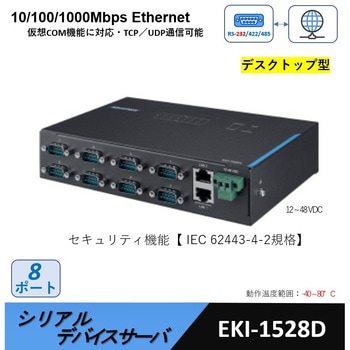 8ポートシリアルデバイスサーバ Advantech(アドバンテック)