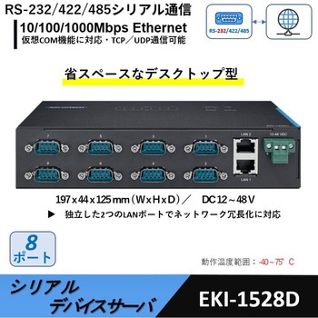8ポートシリアルデバイスサーバ Advantech(アドバンテック)