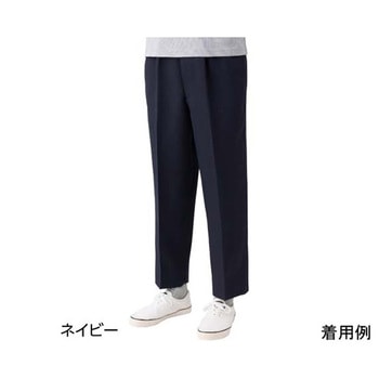 裾ファスナーパンツ ネイビー 紳士 821200シリーズ ケアファッション