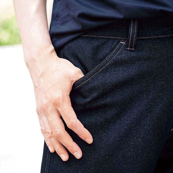 レディスデニムパンツ ネイビー CR588-89シリーズ - トンボ