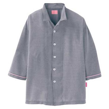 ニット患者衣 前開きシャツ 1ケース 10枚入 CV001シリーズ トンボ