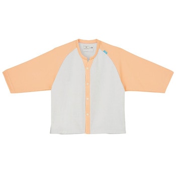 子ども用前開きシャツ オレンジ CV221-12シリーズ トンボ