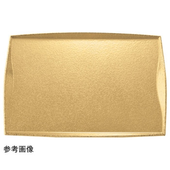 渕付ウェーブトレー タタキ金SL/裏黒塗 福井クラフト