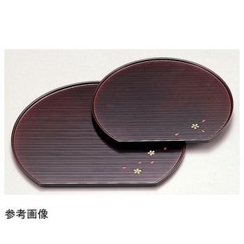 半月デザート盆 溜春秋 福井クラフト