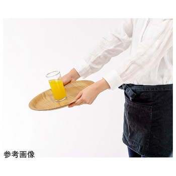 耐熱木 丸トレー ナチュラルブラウンSL 福井クラフト