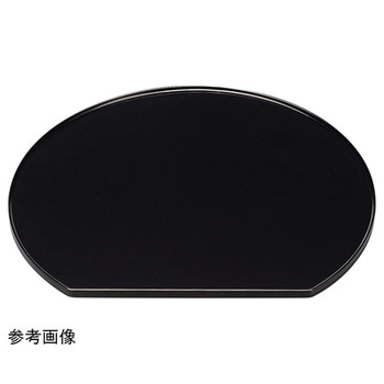 木 浅渕半月盆 黒漆塗 福井クラフト