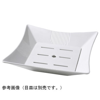 タコ角盛鉢 小 白グロス 福井クラフト