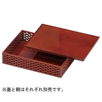 8寸 長角京格子 松花堂 親 福井クラフト