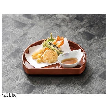 8寸 半月山路盛器 - 福井クラフト
