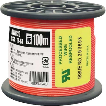 UL1007 AWG20 100m RD ULϔMrj≏d an[lbg 05234592