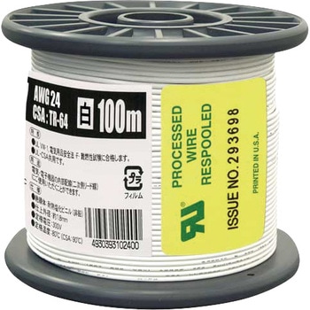 UL1007 AWG24 100m WH ULϔMrj≏d an[lbg 05235003