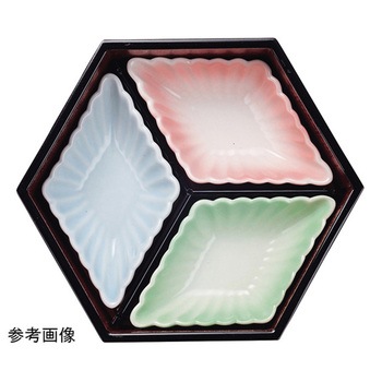 陶器菱菊鉢 福井クラフト