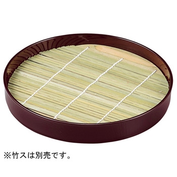 7寸 切立丸木目そば皿 福井クラフト