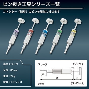 ピン抜き工具 エンジニア 引き抜き工具 【通販モノタロウ】