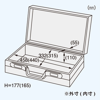 クリーンルーム用アルミトランク エンジニア