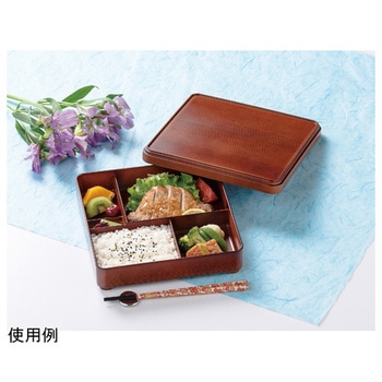 8寸 角ヘギ目弁当 蓋親 福井クラフト