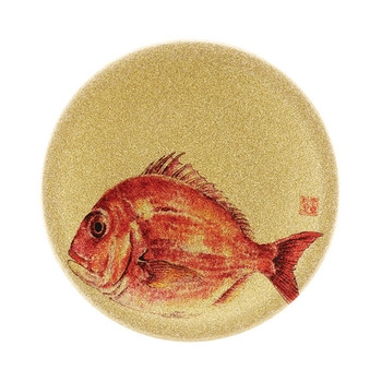 A150寿司皿 ゴールドパール 福井クラフト