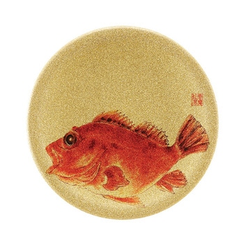 A150寿司皿 ゴールドパール 福井クラフト