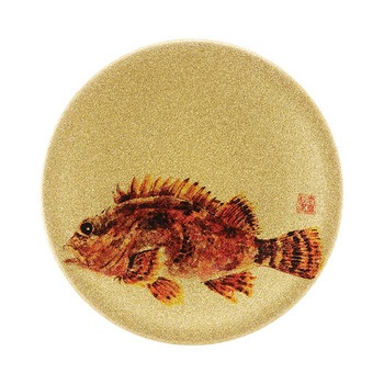 A150寿司皿 ゴールドパール 福井クラフト