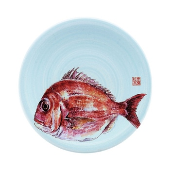 A150寿司皿 渦青磁 福井クラフト