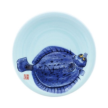 A150寿司皿 渦青磁 福井クラフト