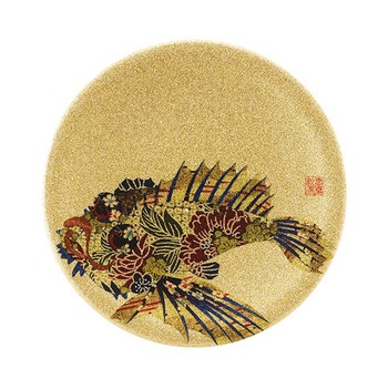 A150寿司皿 ゴールドパール 福井クラフト