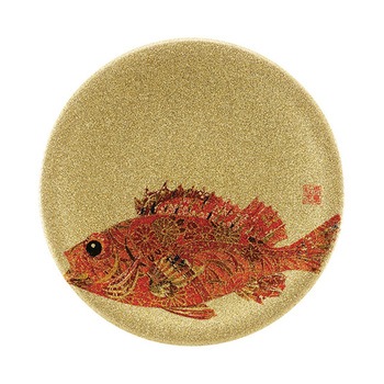 A150寿司皿 ゴールドパール 福井クラフト