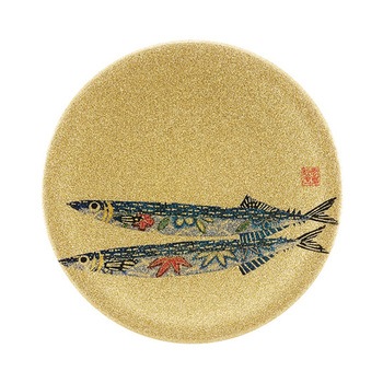 A150寿司皿 ゴールドパール 福井クラフト