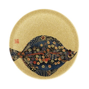 A150寿司皿 ゴールドパール 福井クラフト