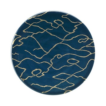 13000194 A 150渦巻き皿 金の河 福井クラフト 05256715