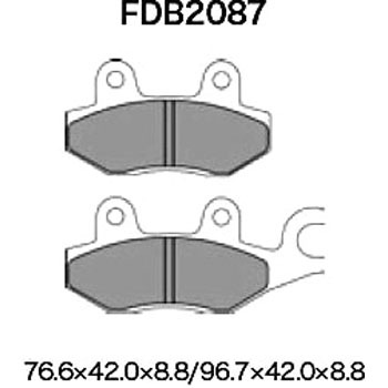 FDB2087AG �X�N�[�^�[ FERODO(�t�F���[�h) 05258514