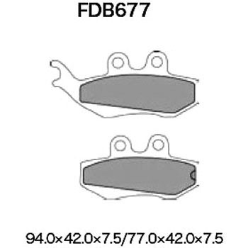 FDB677AG �X�N�[�^�[ FERODO(�t�F���[�h) 05258532