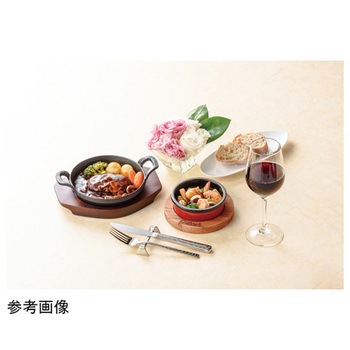 洋風丸型鉄鍋用木台 福井クラフト