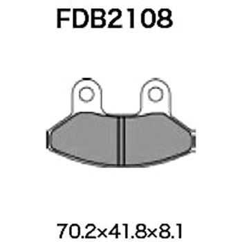 FDB2108AG �X�N�[�^�[ FERODO(�t�F���[�h) 05258758