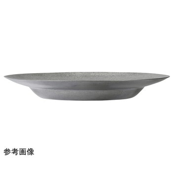 ステンクープ皿 スモーク銀 - 福井クラフト