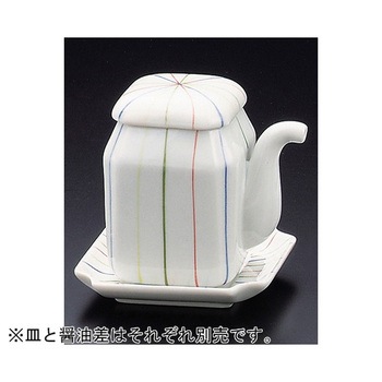 陶器カスター 三色十草 福井クラフト