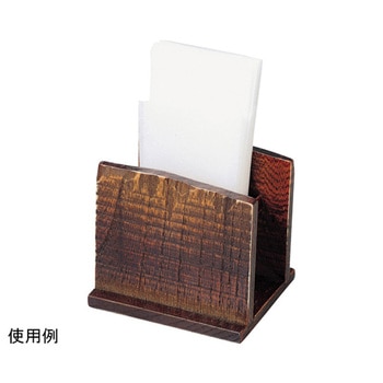 木製荒彫ナプキン立て・メニュー立て 福井クラフト