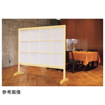 木製格子パーテーション 福井クラフト