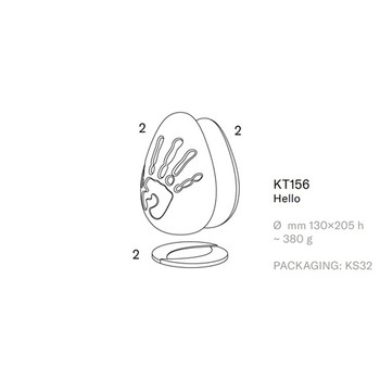 3Dチョコレートモールド エッグキット イースター 1セット 2個入 KTシリーズ pavoni