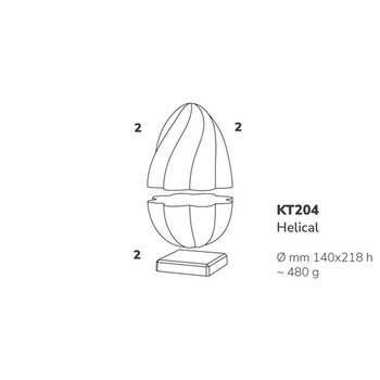 3Dチョコレートモールド エッグキット イースター 1セット 2個入 KTシリーズ pavoni