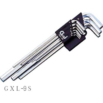 六角棒レンチロングタイプ(硬質クロムメッキ) セット品 TRUSCO