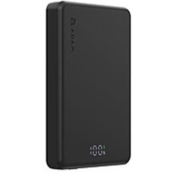 超薄型マグネットワイヤレス充電モバイルバッテリー 10000mAh APBADVTL10BK ADAM elements