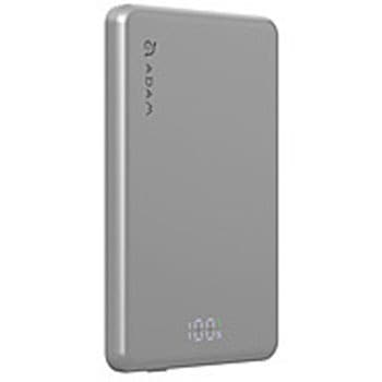 超薄型マグネットワイヤレス充電モバイルバッテリー 5000mAh APBADVTL5SL ADAM elements