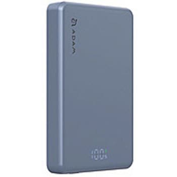 超薄型マグネットワイヤレス充電モバイルバッテリー 10000mAh APBADVTL10BL ADAM elements