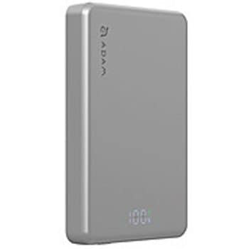 超薄型マグネットワイヤレス充電モバイルバッテリー 10000mAh APBADVTL10SL ADAM elements