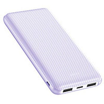 人気のASB-AS100シリーズの新色モデル モバイルバッテリー SeeSea おしゃれで明るいパステルパープル ABS-AS100-PP SeeSeaJapan