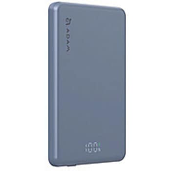 超薄型マグネットワイヤレス充電モバイルバッテリー 5000mAh APBADVTL5BL ADAM elements