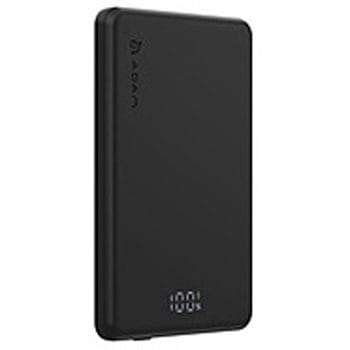 超薄型マグネットワイヤレス充電モバイルバッテリー 5000mAh APBADVTL5BK ADAM elements