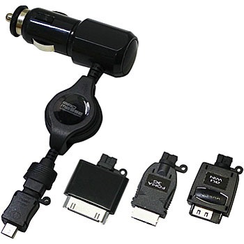 PJ13-18 1．2A巻取り・マルチチャージャー(4コネクタ) 1セット