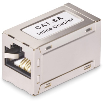 LANケーブル延長コネクター/CAT6A対応/シールド付き/メス-メス/T568端子/ギガビットイーサネット対応 RJ45中継用インラインカプラー StarTech.com
